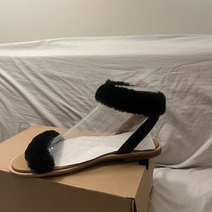 UGG FLUFF SLIDES